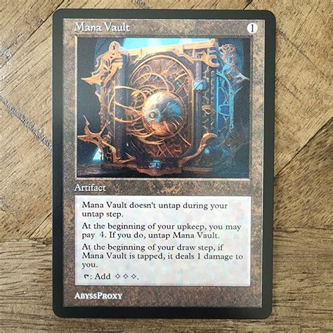 Mana Vault #B - MTG - Abyss Proxy Shop: Enhance Your Commander and EDH ...