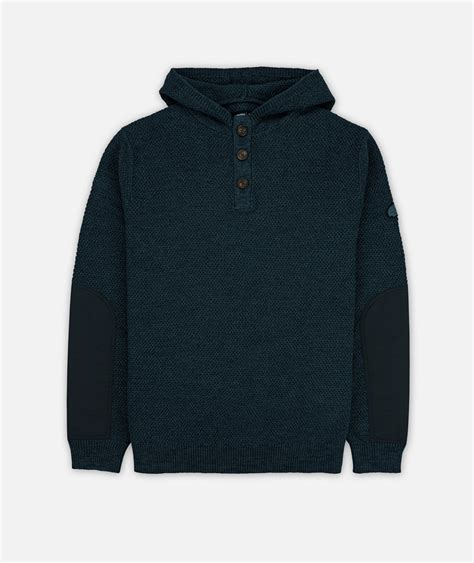 Barnacle Knit Hoodie - Navy – Jetty