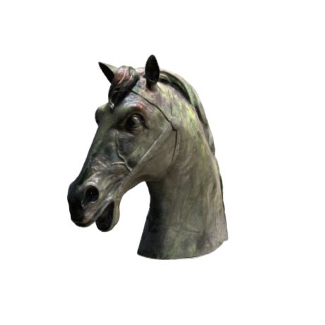 p3d.in - Horse head of the quadriga on Brandenburger Tor Berlin