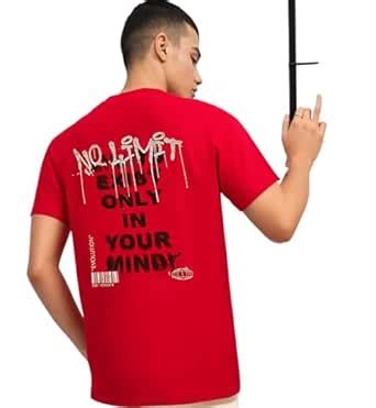 Buy Mack Jonney Oversized | Loose Fit | Half Sleeves 100% Cotton Round ...