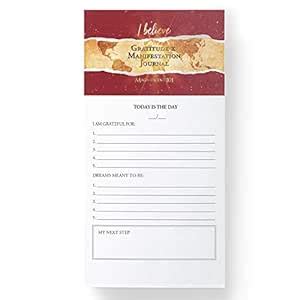 MAGNIFICENT101 Magnetic Notepad: Gratitude x Manifestation Journal ...