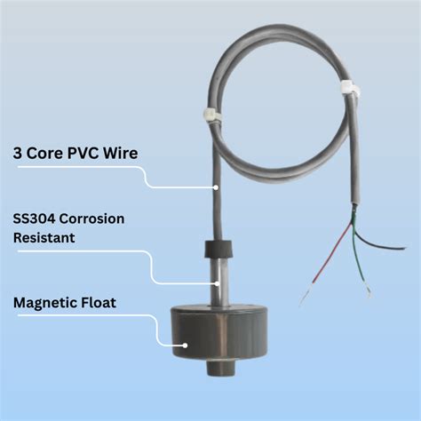 Magnetic Float Sensor Stainless Steel | Liquid Level Switch for Water Tank