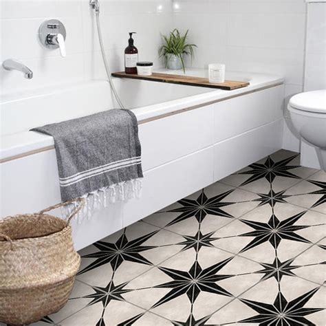 Ceramic-Tile Decals For A Fresh And Modern Bathroom Look - Home Tile Ideas