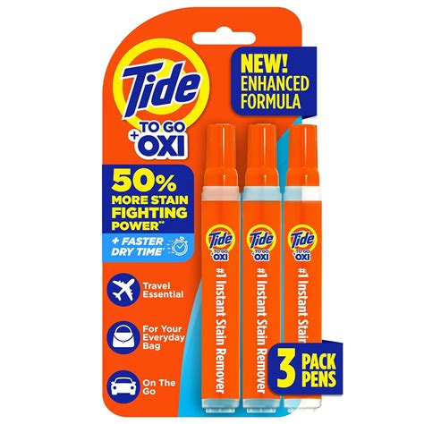 Tide To Go Instant Stain Remover Liquid Pen, 3 Count, Fresh : Amazon.in ...