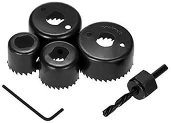 MJ 6Pc Hole Saw Set Drill Bit Cutting Cutter Round Circular 32Mm/38Mm ...