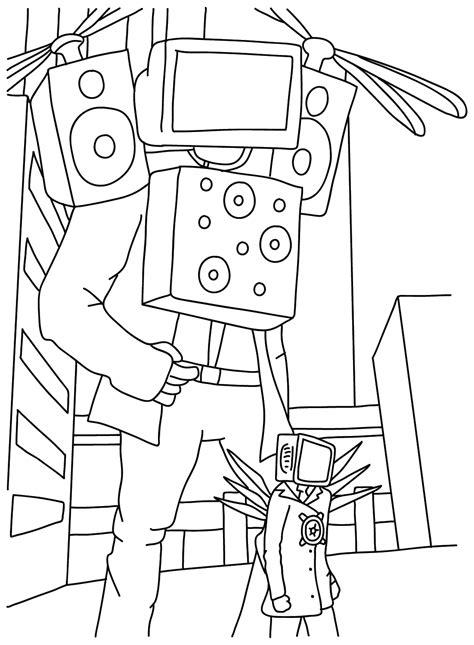 Coloring Pages Tv Man [2025]