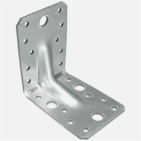 50 Winkelverbinder 90x90x65, Dicke 2,5 mm, verzinkt, mit Steg / Rippe | 90 x 90 x 65 x 2,5 mm ...