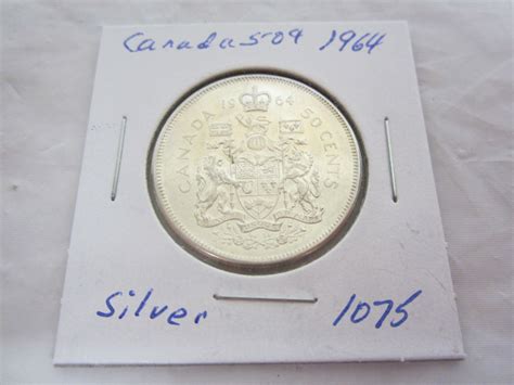 Canadian 1964 Silver Fifty Cent Piece