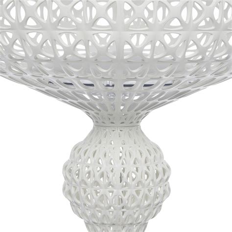 Designer floor lamp Kabuki with LEDs, white | Lights.co.uk