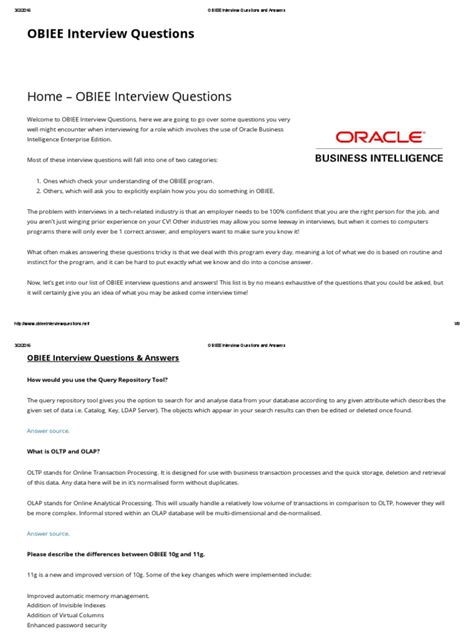 Image result for Oracle OBIEE Answers Tutorial