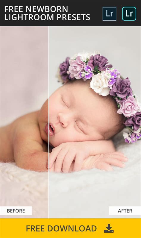 Free Lr Presets - Newborn | Baby presets lightroom, Newborn presets ...