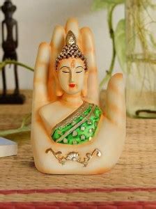 Kunti Craft Big Palm Lord Buddha Idols Statue Showpiece For Home Decor ...