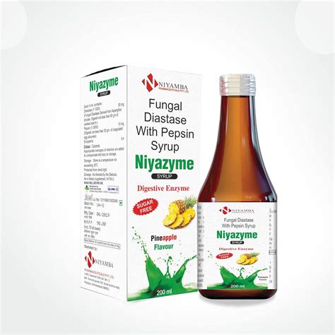 Buy Niyamba Digestive Enzyme Syrup With Diastase & Pepsin Online at Low ...