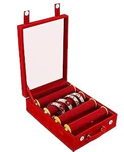 Kuber Industries Bangle Box For Woman|4 Rods Bangle Storage Box ...
