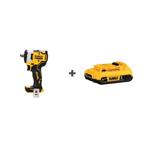 DEWALT, 1/2 in Drive Size, 250 ft-lb Fastening Torque, Impact Wrench ...