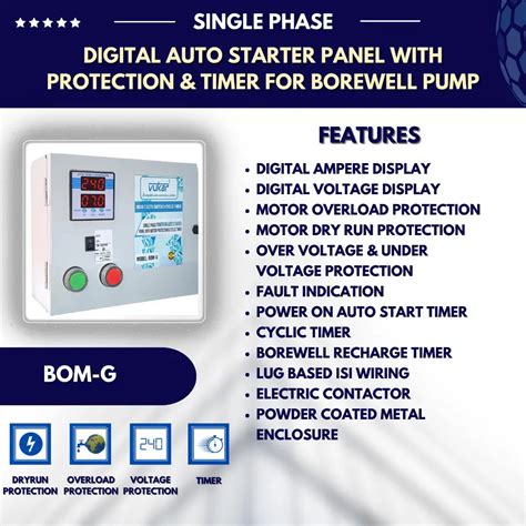 Single Phase Motor Auto Starter Panel – VUKAR