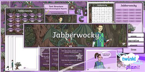 Animals: Jabberwocky Y5 Additional Resources Display Pack