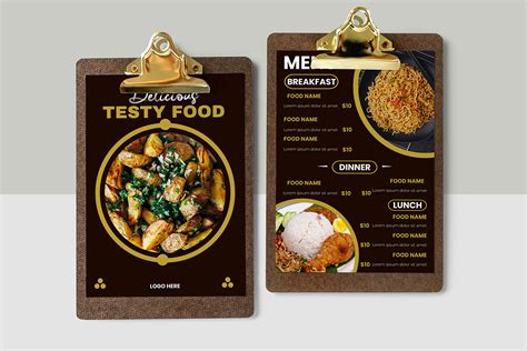 Restaurant Menu Card 的图像结果