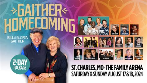 GOSPEL MUSIC LEGENDS, BILL & GLORIA GAITHER TO PRESENT GAITHER ...
