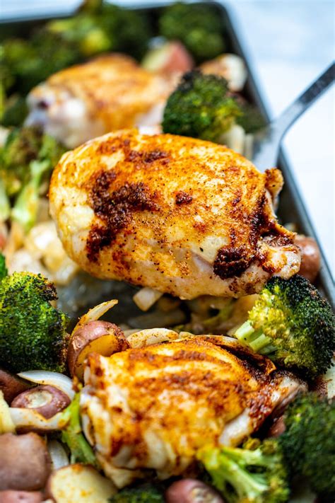Sheet Pan Chicken Thighs