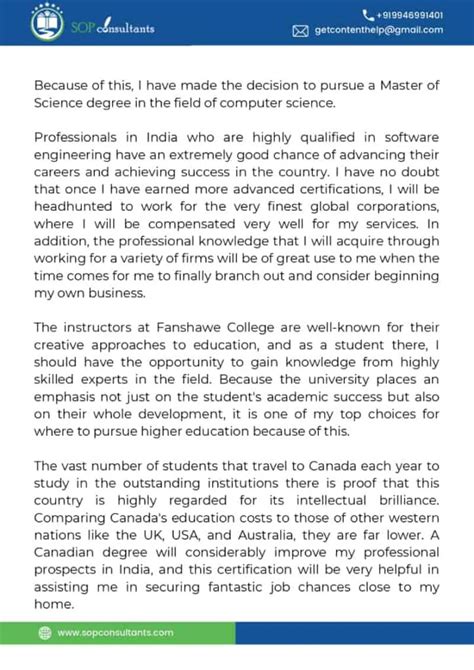 SOP for Masters in Computer Science Conversion Sample 的图像结果