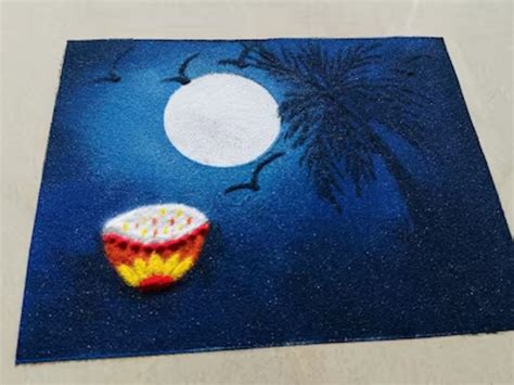 Check out vibrant Kojagiri rangoli images to decorate your home ...