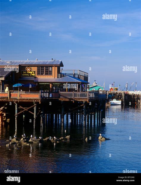 The historical FISHERMAN S WHARF MONTEREY CALIFORNIA Stock Photo - Alamy