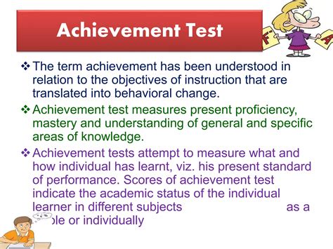 Achievement test - Teacher Made Test and Standardized Test ...