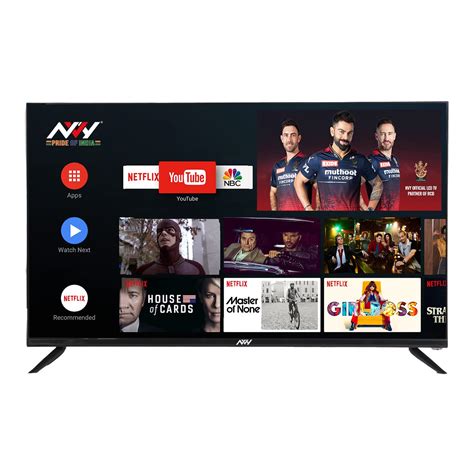 NVY 108 cm (43 Inch) FHD Smart LED TV | NVA43SFR1 (Black) (2022 Model ...