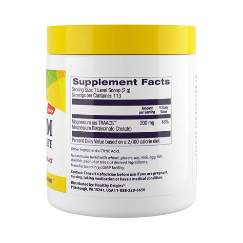 Buy Healthy Origins, MAGNESIUM BISGLYCINATE CHELATE (TRAACS®) – Maple Herbs