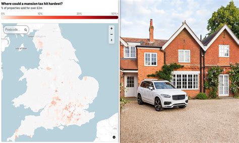 Mansion tax map shows where more than HALF of homeowners could get hit ...