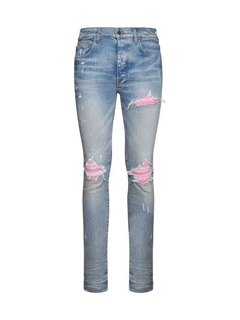 Amiri MX1 Skinny-Fit Ultrasuede Panelled Distressed Jeans | WHAT’S ON ...