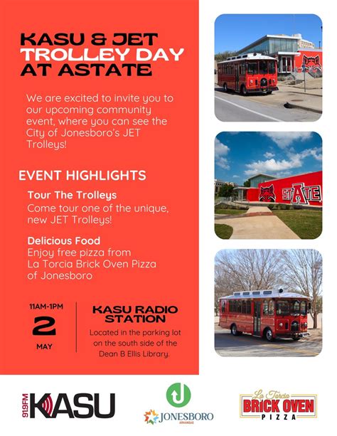 KASU and JET Trolley Tour, Arkansas State University, Jonesboro, 2 May ...