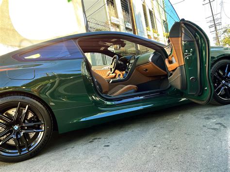 My 2022 M8 Comp Coupe. British Racing Green over Taruma. : r/BMW