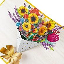 3D Pop up Flower Bouquet Greeting Card, Birthday India | Ubuy