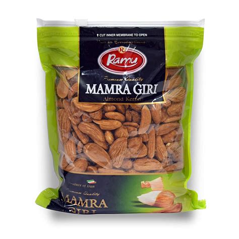 Fruitri Ramu Afghani Almond Giri (Mamra Badam) - Big Size , 250g ...