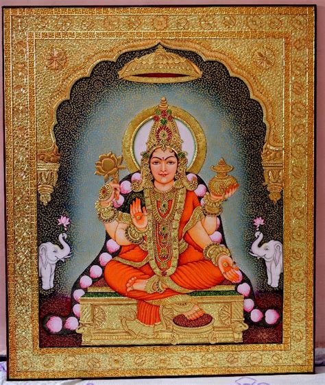 Lakshmi Maa Tanjore Painting Manufacturers and Suppliers from Jaipur