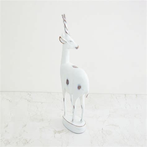 Buy Marshmallow Deer Figurine from Home Centre at just INR 1399.0