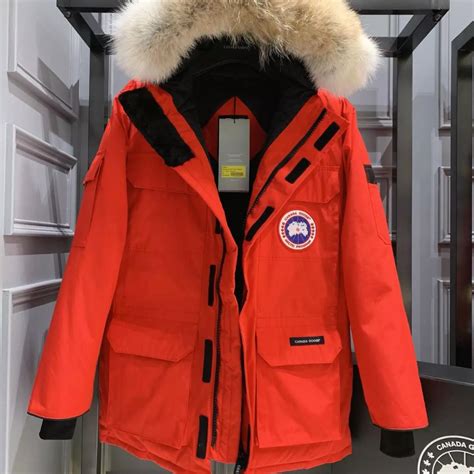 Canada Goose 08 Expedition Parka off Red Down Jacket... | Depop