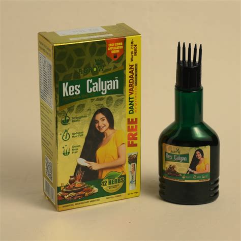 Kes Kalyan Ayurvedic Hair Oil With Bringharaj 100 ml Pack of 2 - Agrow ...