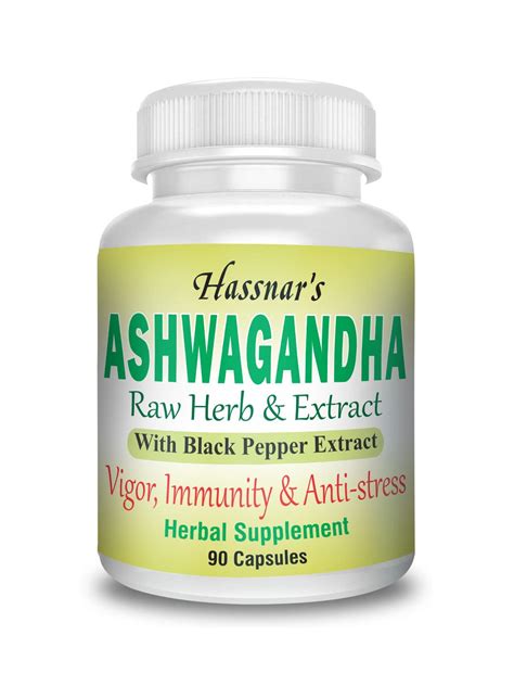 Hassnar's Ashwagandha Capsules Contains Ashwagandha Root Powder And ...