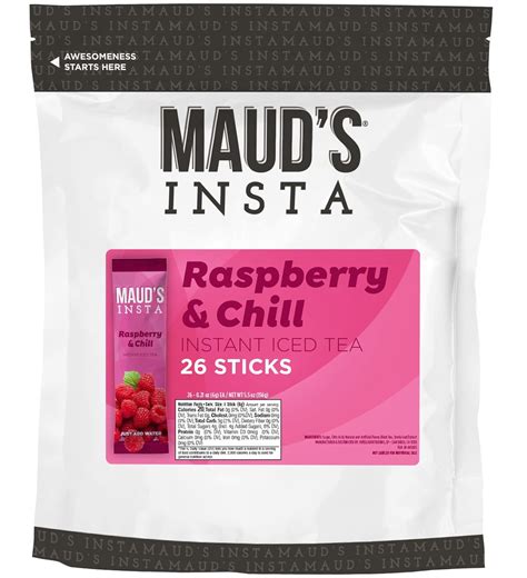 Buy Maud's Instant Raspberry Tea (Insta Raspberry & Chill), 26ct. Solar ...