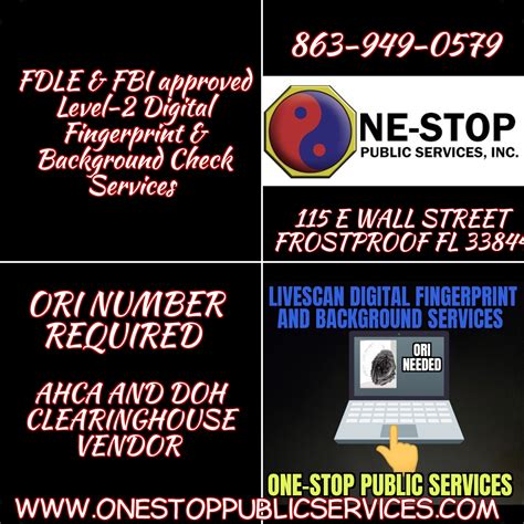 Where to get a Level-2 Background Check in Florida? - One-Stop Public ...