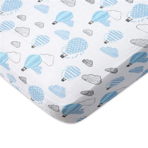 Newborn Organic Crib Bedding Set - Up, Up & Away | Masilo Organic Baby