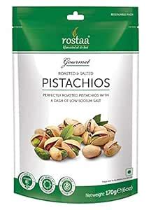Rostaa Premium Roasted & salted pista dry fruit|tasty & healthy pista ...