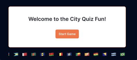 Interactive Geography Games : City Quiz Fun