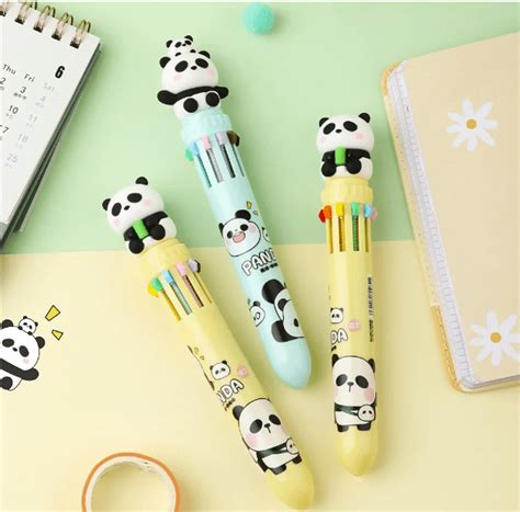 Cute Panda 10 in 1 Pen