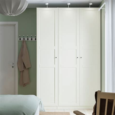 PAX / TYSSEDAL wardrobe combination, white/white, 150x60x236 cm (59x235 ...
