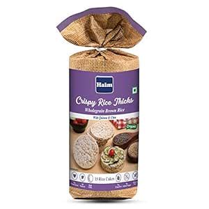 HAIM Organic Crispy Rice Thick Wholegrain Brown Rice Cake - Pack of 1 ...