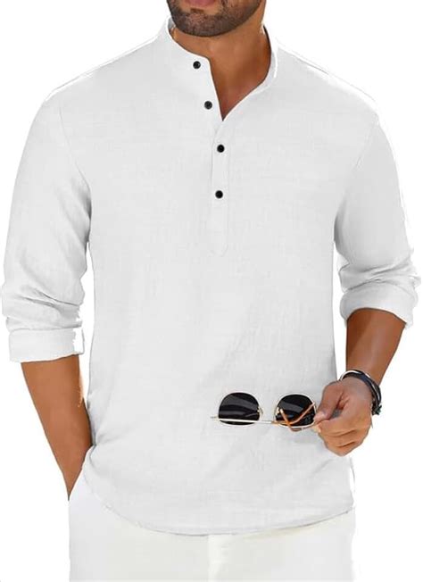 Amazon.in: White - Men's Kurtas / Men's Indian Clothing: Clothing ...